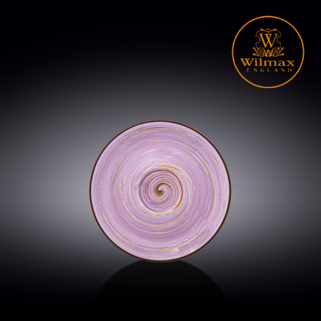 Wilmax - 旋轉紋系列陶瓷碟-紫色(15cm)