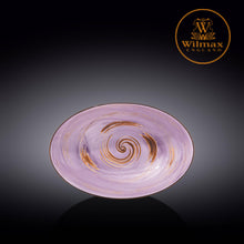 將圖片載入圖庫檢視器 Wilmax - 旋轉紋系列陶瓷橢圓形碗-紫色(25cm)
