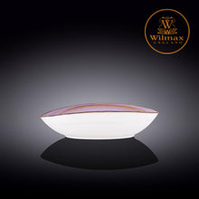 將圖片載入圖庫檢視器 Wilmax - 旋轉紋系列陶瓷橢圓形碗-紫色(25cm)
