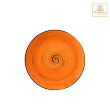 將圖片載入圖庫檢視器 Wilmax - 旋轉紋系列陶瓷碟-橙色(23cm)
