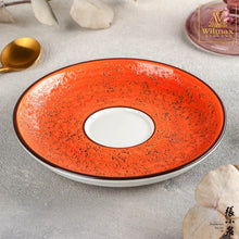 將圖片載入圖庫檢視器 Wilmax - 火山紋系列英式高級強化瓷碟 - 橙色 (12cm)
