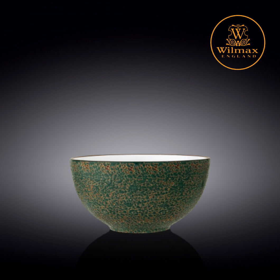 Wilmax - 火山紋系列陶瓷碗-綠色(19cm)