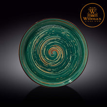 將圖片載入圖庫檢視器 Wilmax - 旋轉紋系列陶瓷碟-綠色(28cm)
