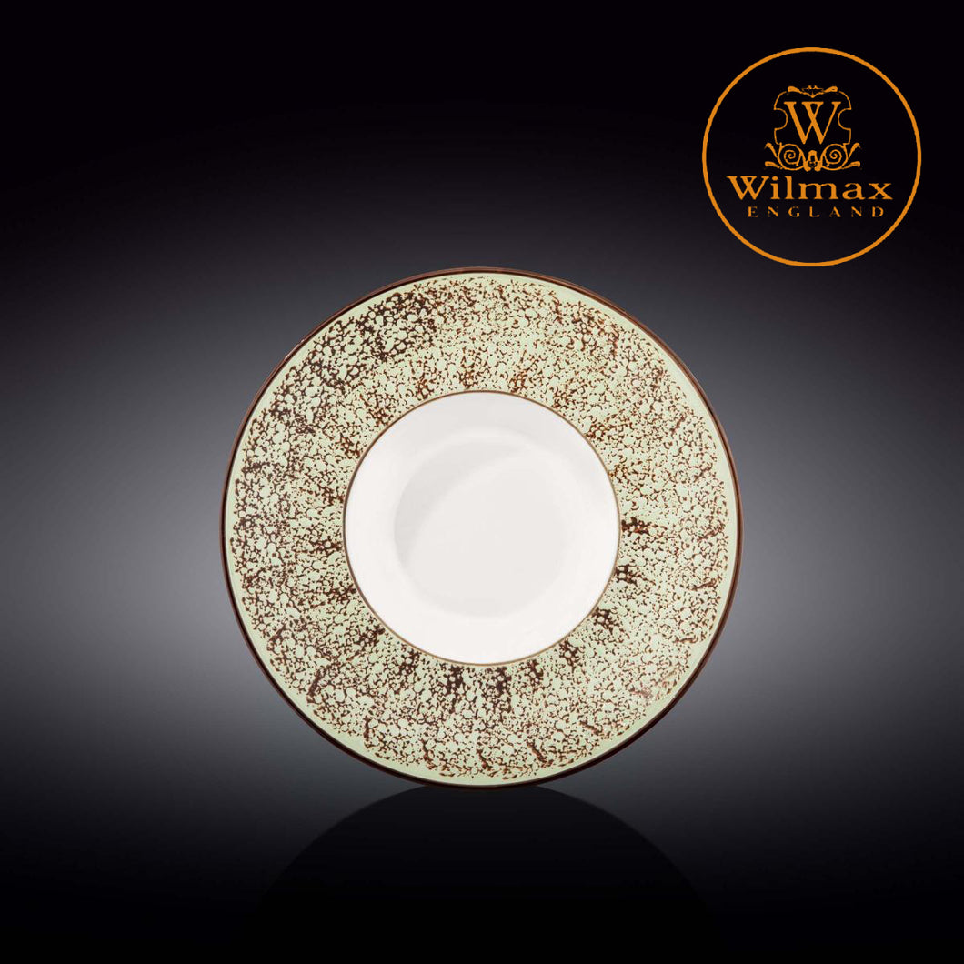 Wilmax - 火山紋系列陶瓷碗-開心果色(22.5cm)