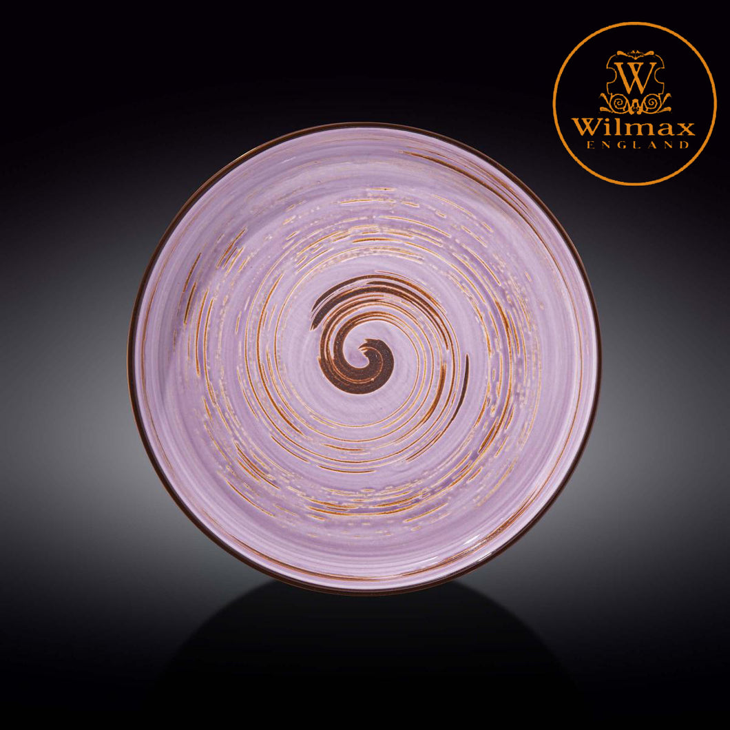 Wilmax - 旋轉紋系列陶瓷碟-紫色(28cm)