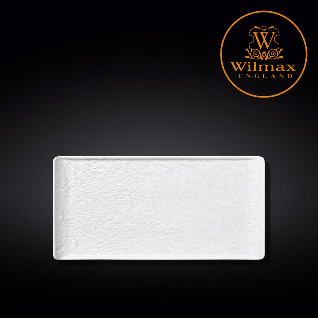 Wilmax England巨石紋系列長方形碟-29.5cm