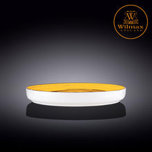 將圖片載入圖庫檢視器 Wilmax - 旋轉紋系列陶瓷碟-黃色(28cm)
