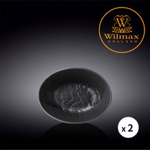 將圖片載入圖庫檢視器 Wilmax England 巨石紋系列橢圓形碗-8cm (2件裝)
