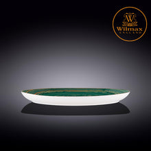 將圖片載入圖庫檢視器 Wilmax - 旋轉紋系列陶瓷碟-綠色(33cm)
