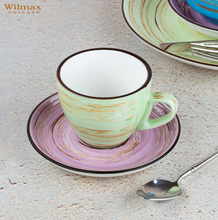 將圖片載入圖庫檢視器 Wilmax - 旋轉紋系列陶瓷杯-開心果色(300ml)
