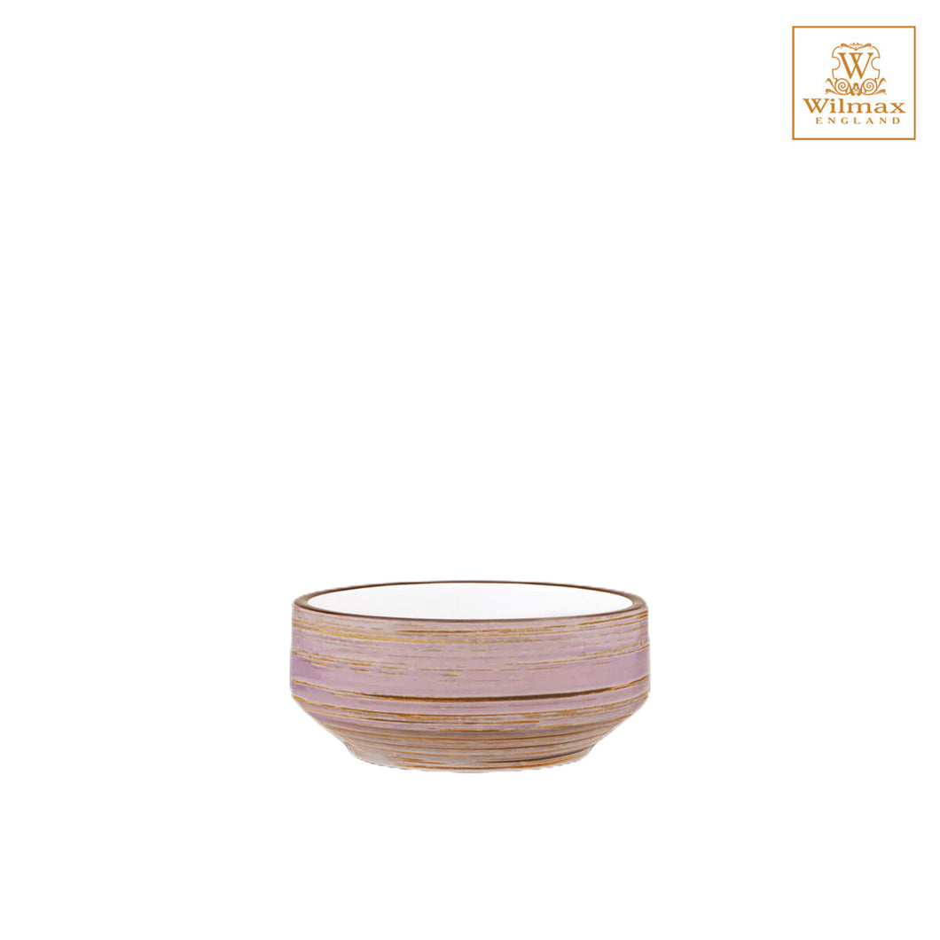 Wilmax - 旋轉紋系列陶瓷湯碗-紫色(12.5cm)