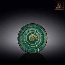 將圖片載入圖庫檢視器 Wilmax - 旋轉紋系列陶瓷碟-綠色(16cm)
